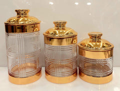 3 Pcs Acrylic Jar Set (Unbreakable, Made in China)