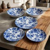32 Pieces Premium Floral Printed Original Ceramic Dinner Set – Elegant Serving Collection