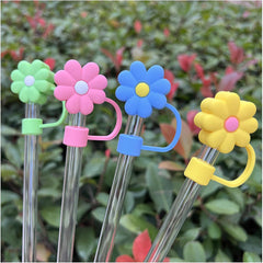 Silicone Tumbler Straw Cap Pack Of 2