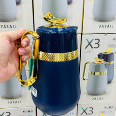 Product 1 (Black with Gold Pattern)
Parati X3 Luxury 1.0L Unbreakable Vacuum Flask
Product 2 (Matte Black with Gold Lever)
Lavidar LP1P Premium 1.0L Unbreakable Thermal Jug