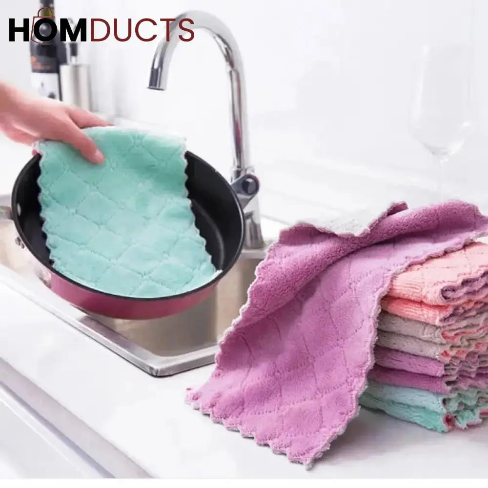 10pcs Super Absorbent Kitchen Towels