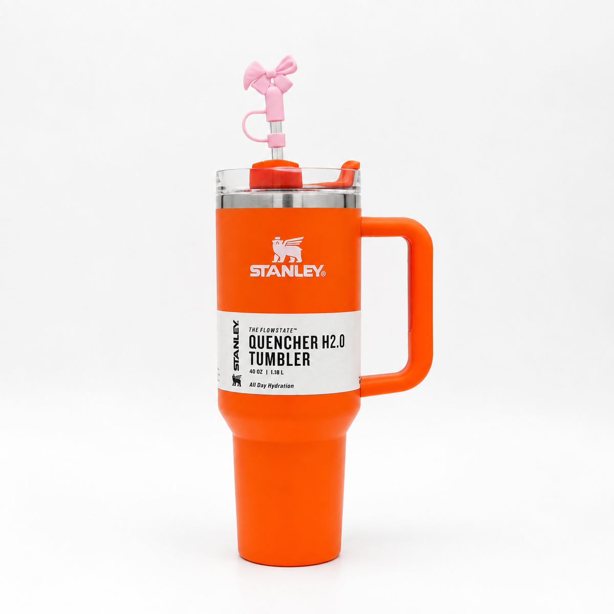Stanley Quencher H2.0 40oz Insulated Tumbler with Bow Straw Stopper