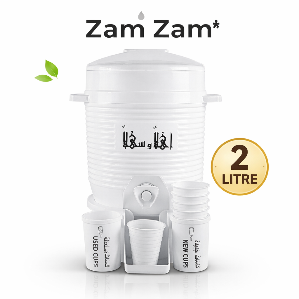 Zam Zam Water Cooler – 2L & 5L Insulated Beverage Dispenser with Tap | Chai, Qahwa & Cold Drinks