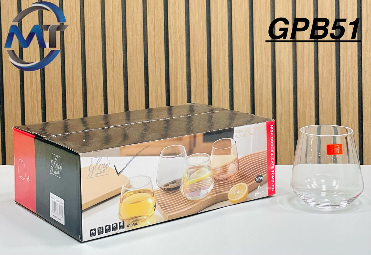 Premium Glass Set – Pack of 6 | Made in China