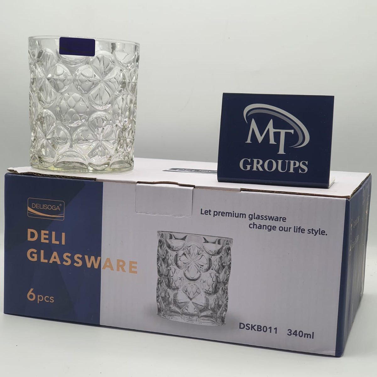 Premium Glassware Set – Pack of 12 Drinking Glasses