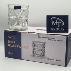 Premium Glassware Set – Pack of 12 Drinking Glasses
