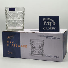 Premium Glassware Set – Pack of 12 Drinking Glasses