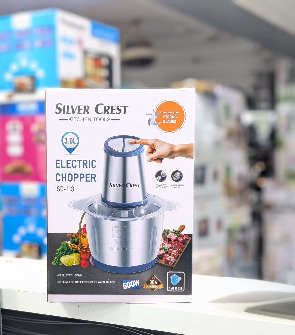 Premium Steel Chopper – Powerful & Durable  With 2 Years Warranty