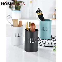Colorful Stainless Steel Kitchen Utensil Holder Cup – Countertop Organizer Caddy for Spoons, Forks, Chopsticks & Cooking Tools