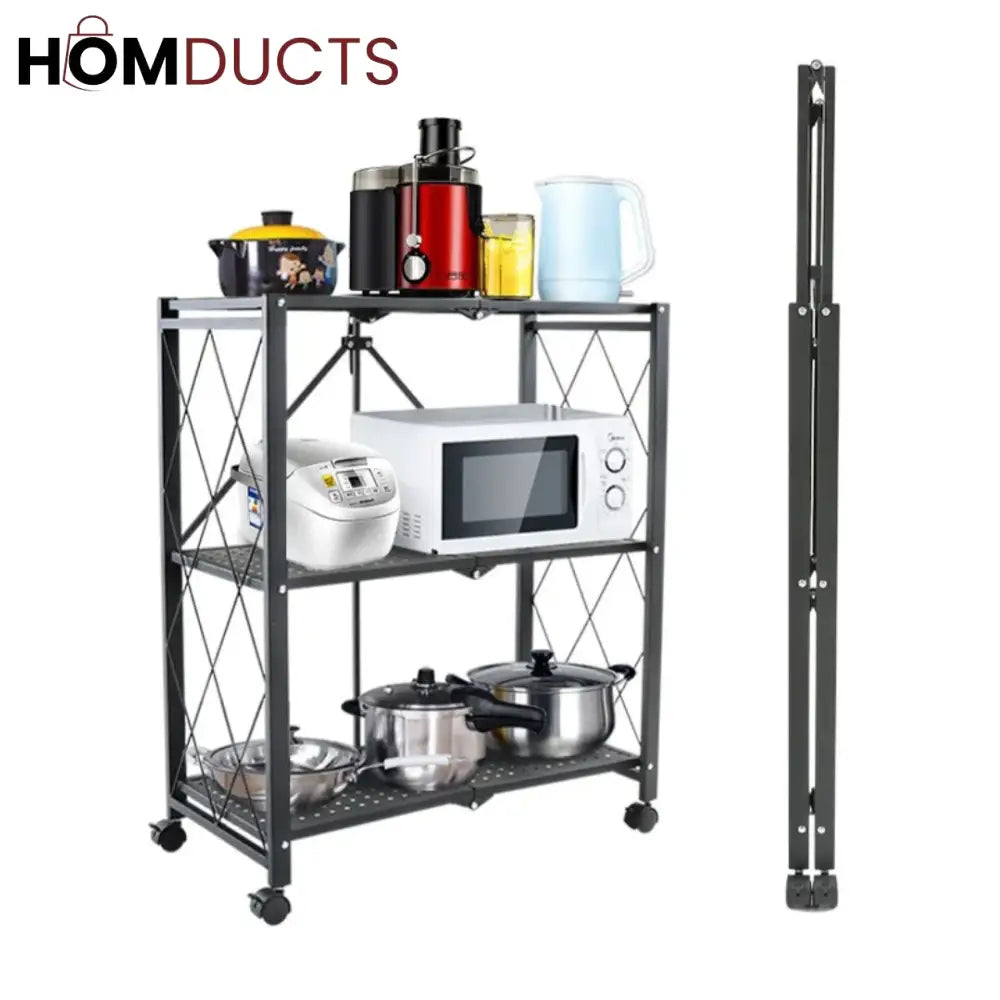 Installation Free Folding Kitchen Rack