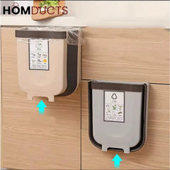 Premium Wall-Mounted Kitchen Trash Bin with Smiley Design